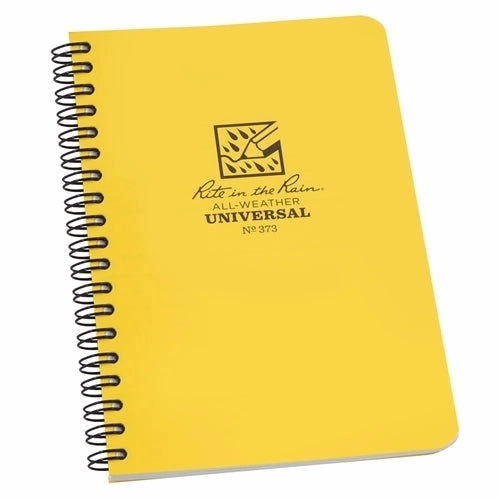 seasonal Rite In The Rain Side Spiral Notebook- Yellow- 4 5/8" X 7"