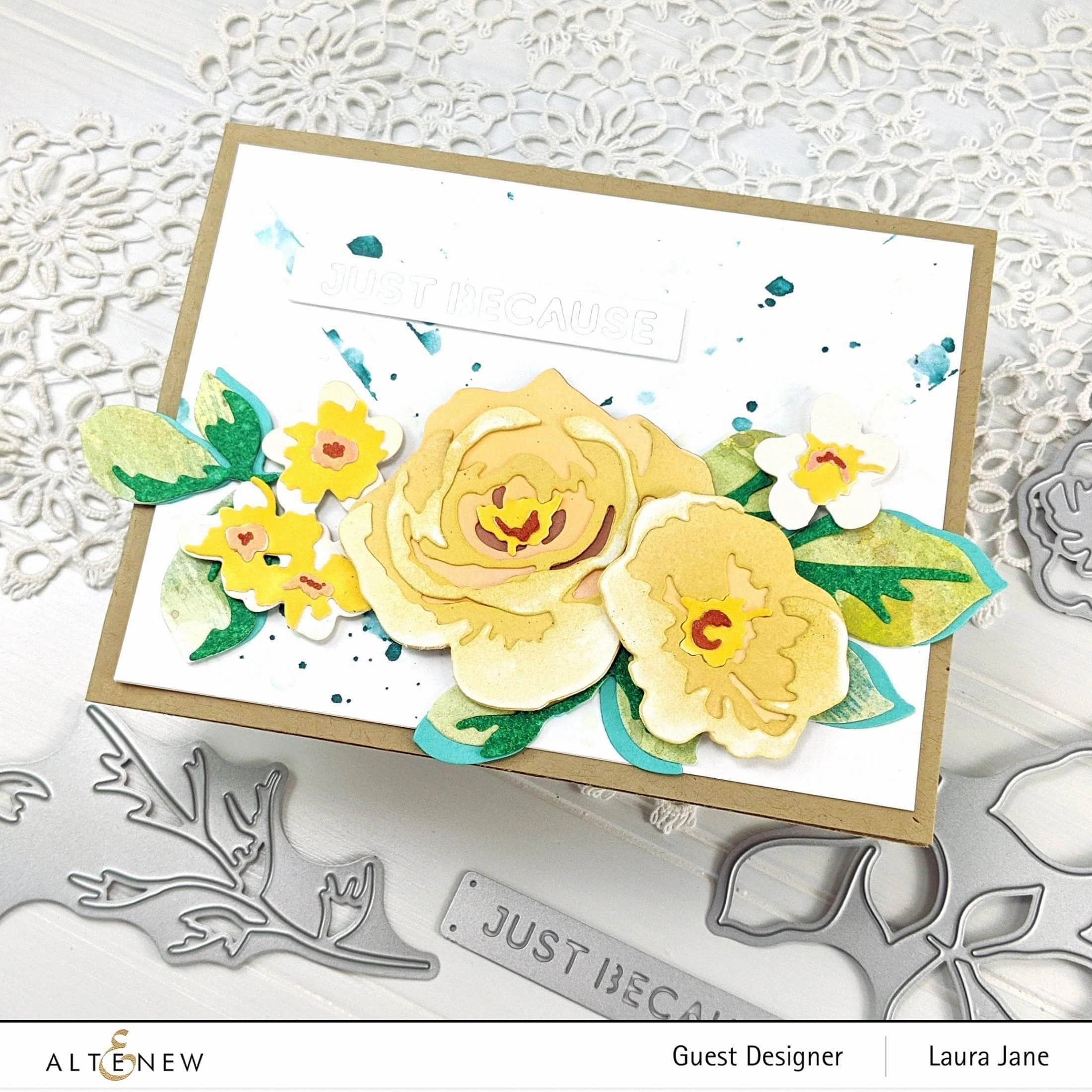 square Essential Sentiment Strips Die Set