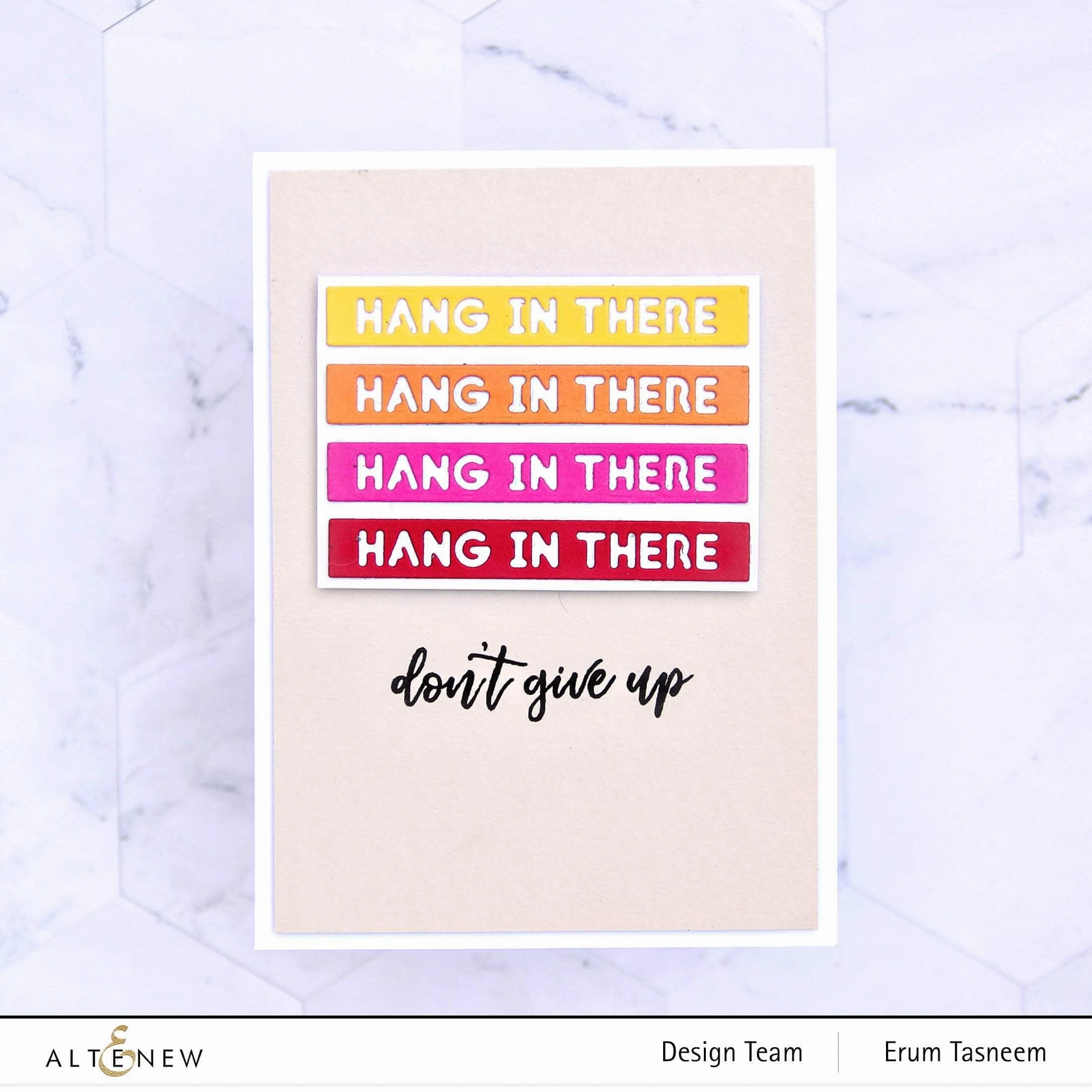 Essential Sentiment Strips Die Set classic