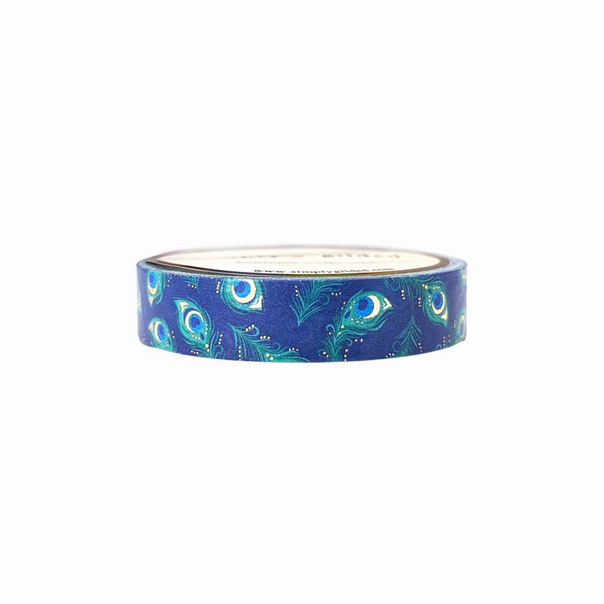 Soiree Peacock Feather Washi bulk