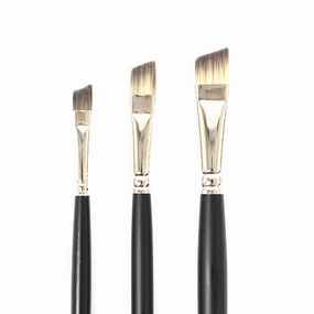 bulk Synthetic Hair Angle Paintbrush