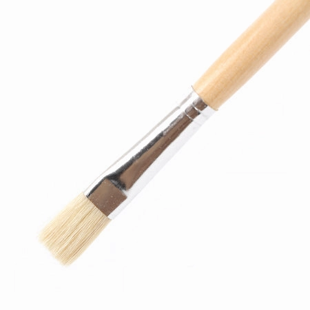 rugged Eterna Flat Hog Bristle Paintbrush