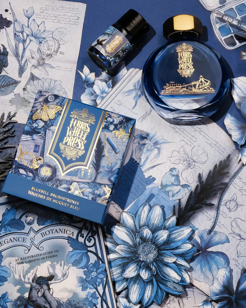 Everyday Collection | Bluebell Brushstrokes Ink 10Ml heatproof superior