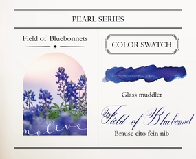 quickdry Dominant Industry Pearl Ink 25Ml - Field Of Bluebonnets - Little Craft Place Exclusive