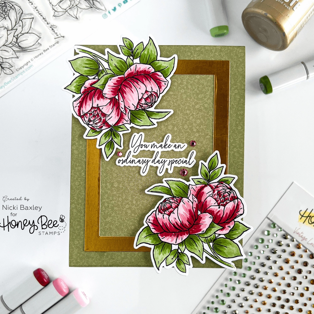 portable vivid Eternal Love - 6X6 Stamp Set