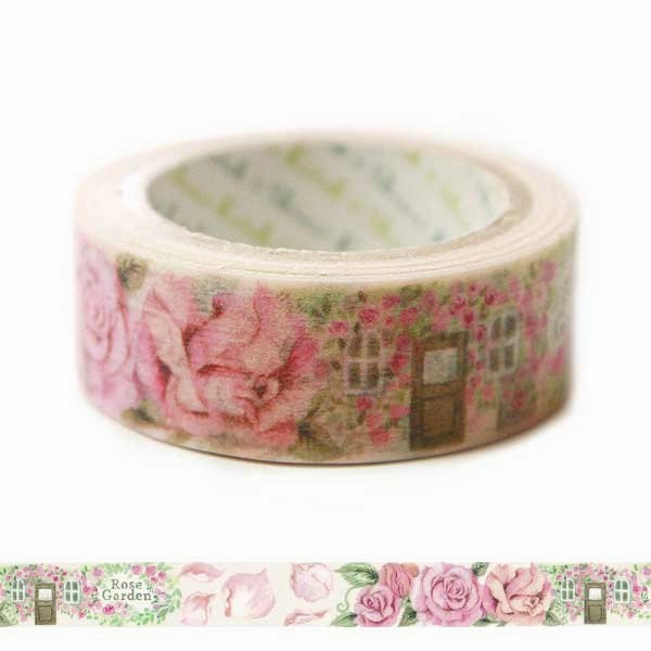 bronze Rose Garden Washi Tape