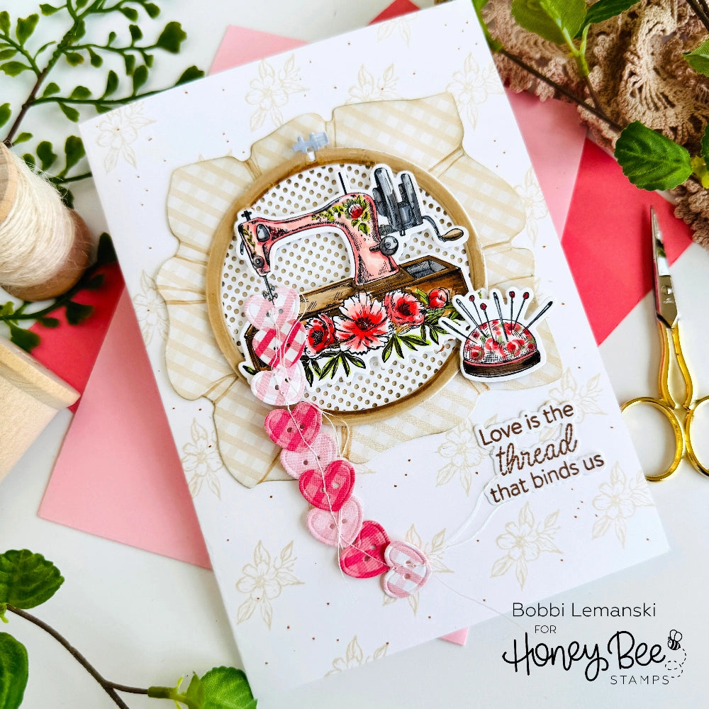 tiny multipurpose Sew Glad - 4"X6" Stamp Set