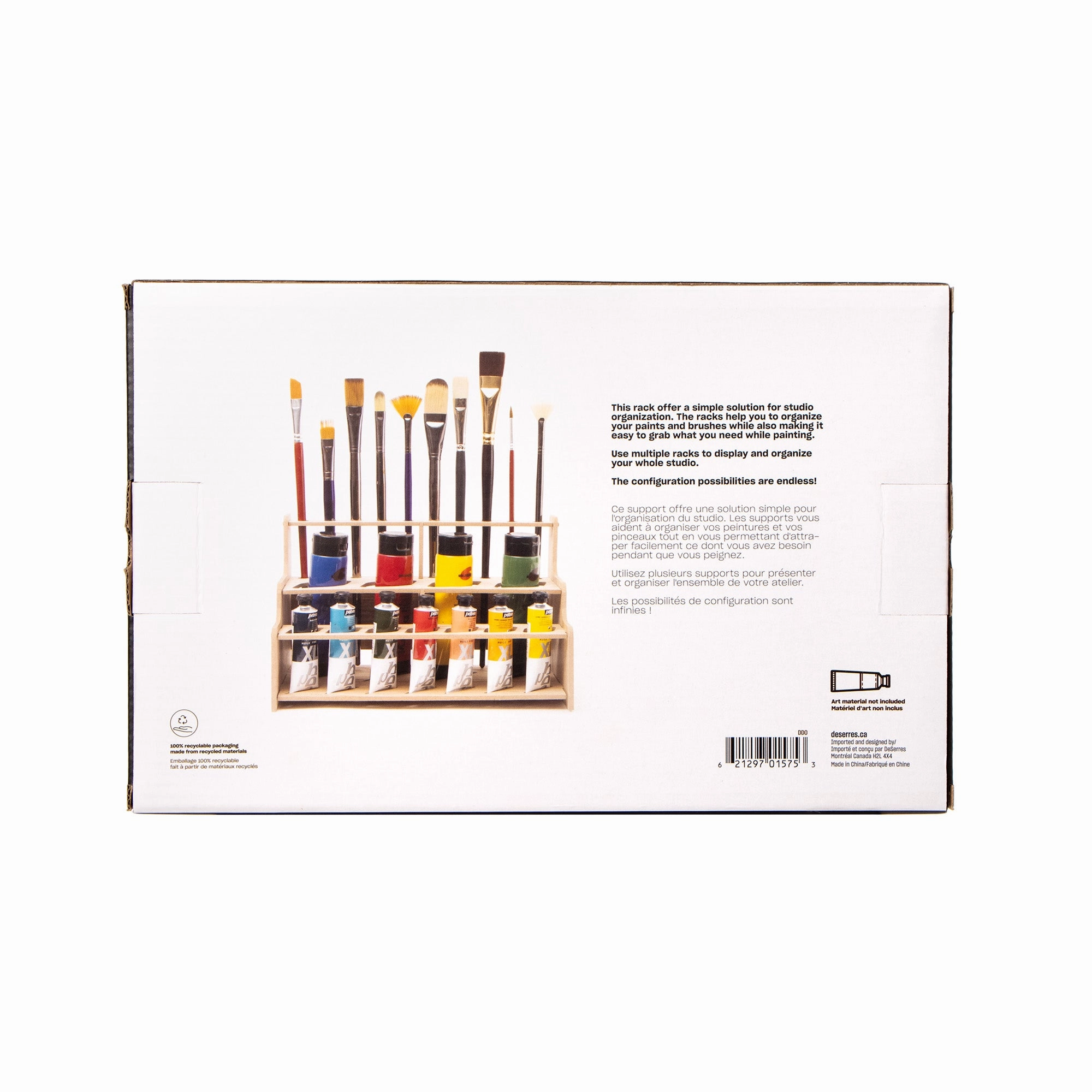 pack bestselling Straight Paint & Brush Rack