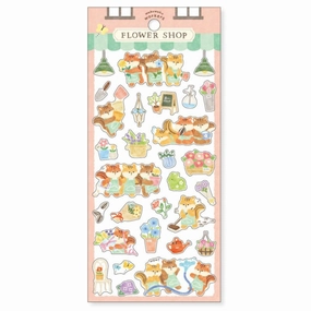 Exciting Worker Sticker Sheet - Flower Shop musthave gift