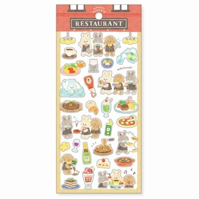 seasonal Exciting Worker Sticker Sheet - Restaurant