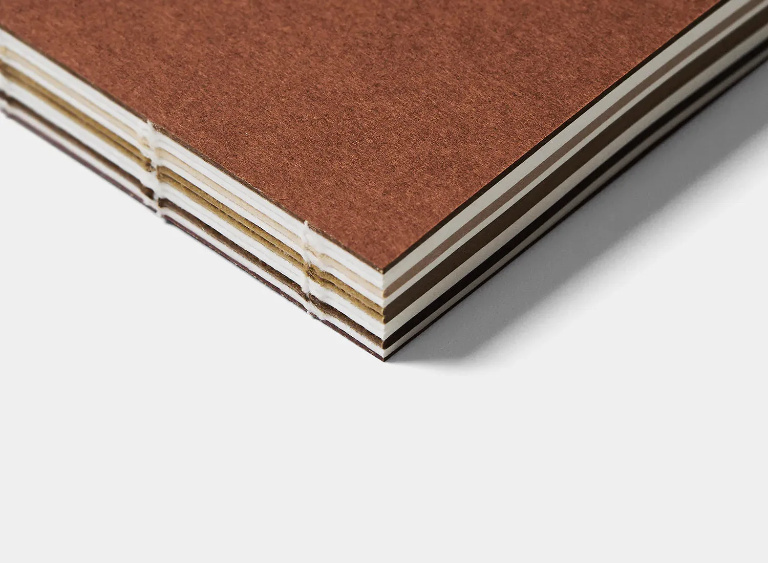 square heatproof Trolls Paper Caprice Notebook In Red Brick
