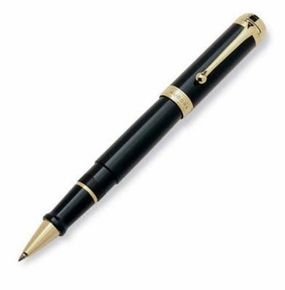 bundle Aurora Talentum Classic Black Gold Rollerball Pen
