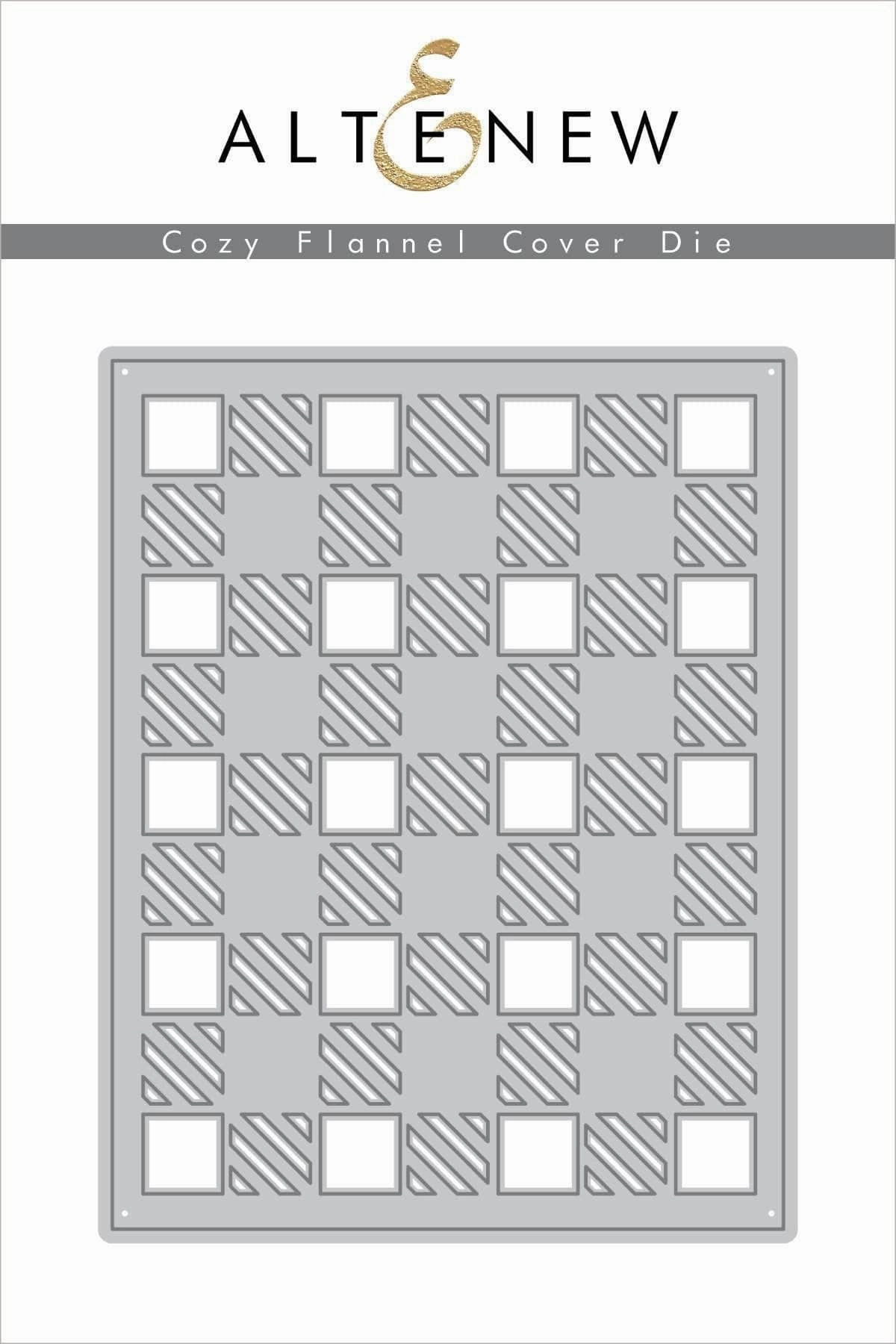earthy Cozy Flannel Cover Die