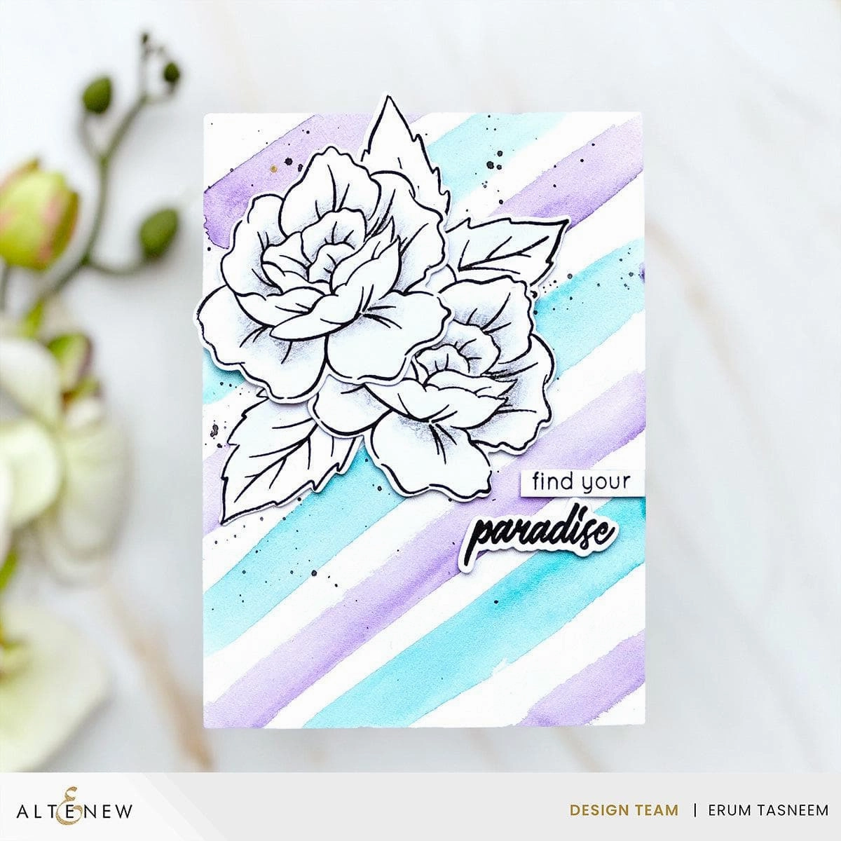 Dynamic Duo: Paradise Flowers Add-On Die Set everyday compact