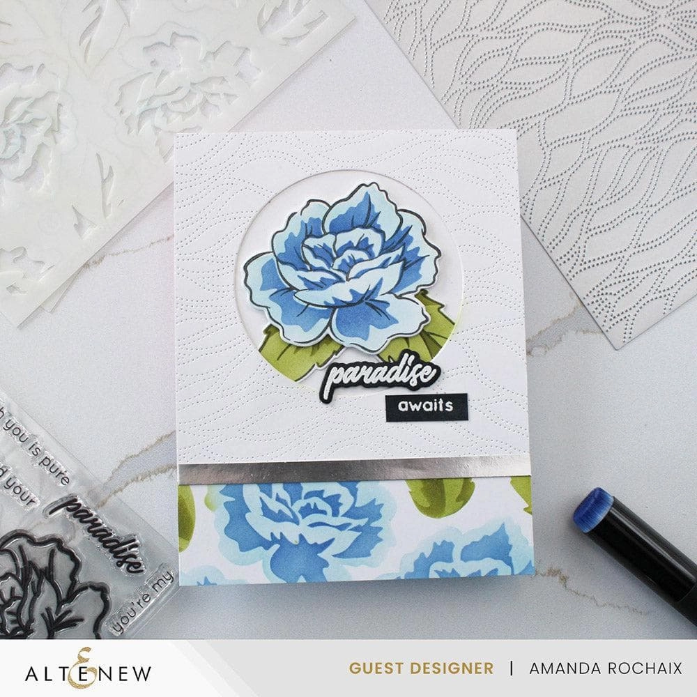 Dynamic Duo: Paradise Flowers Add-On Die Set bundle locking