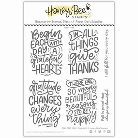 Fall For You - 5X6 Stamp Set shockproof durable