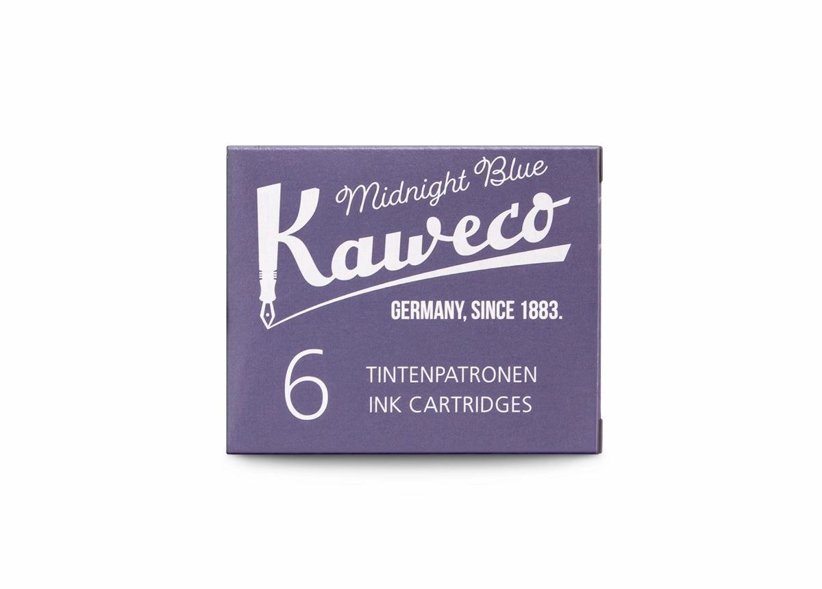 Kaweco Ink Cartridges 6-Pack Midnight Blue finest essential