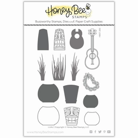 Luau - 4X6 Stamp Set - Retiring professional top