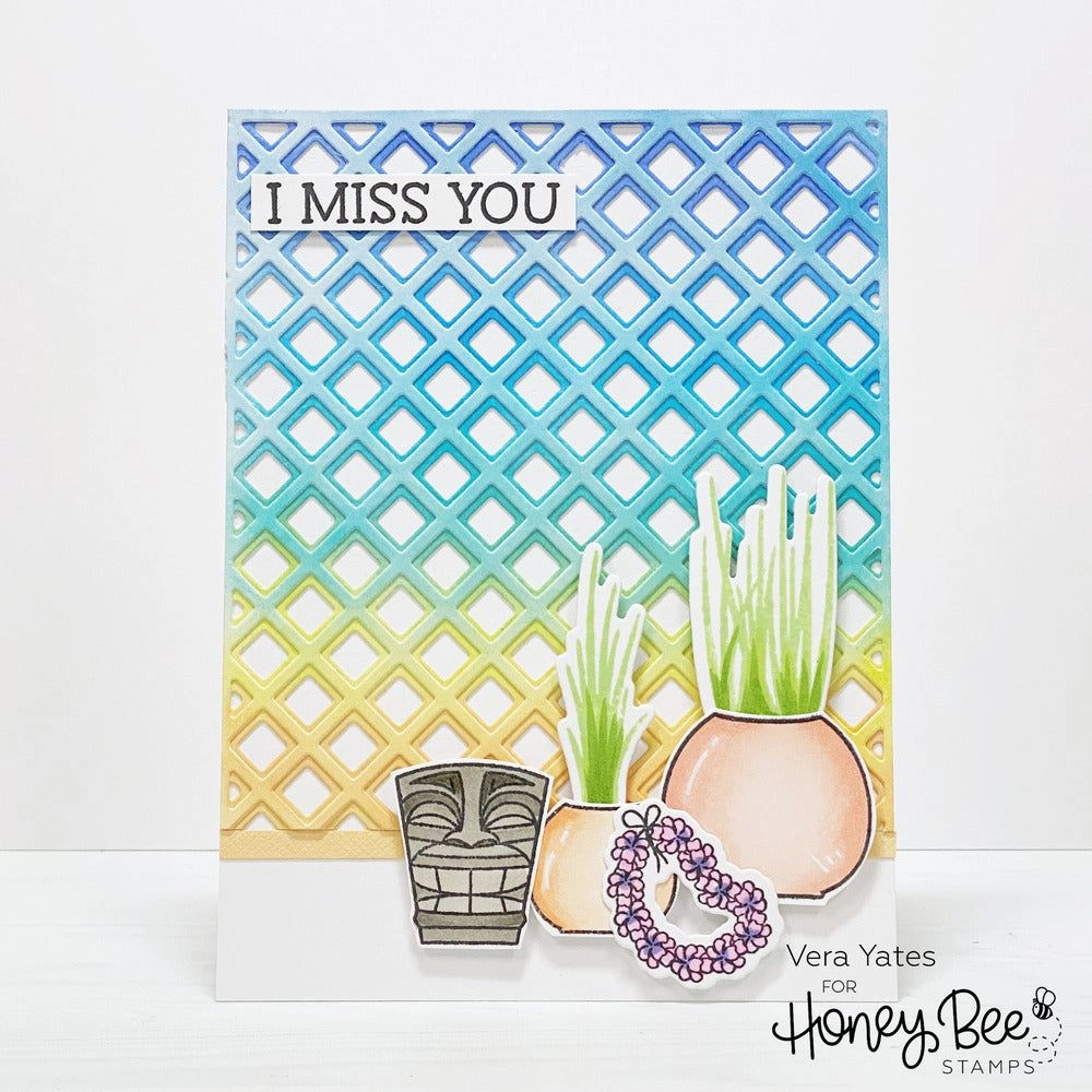popular Luau - 4X6 Stamp Set - Retiring