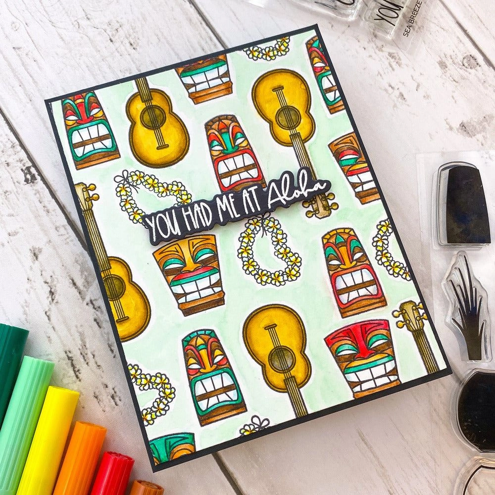 trusted Luau - 4X6 Stamp Set - Retiring