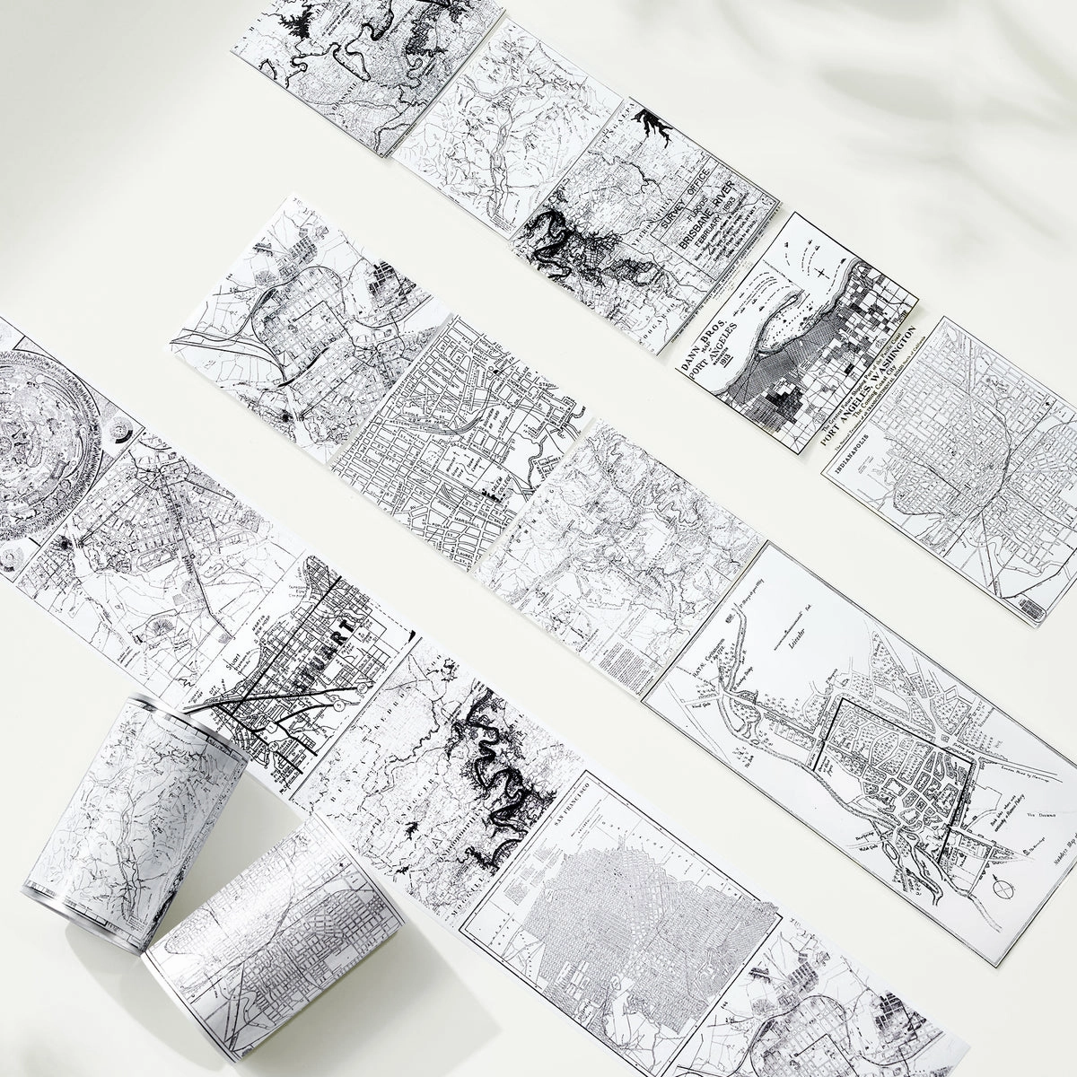 shockproof professional Map Quest Wide Washi / Pet Tape
