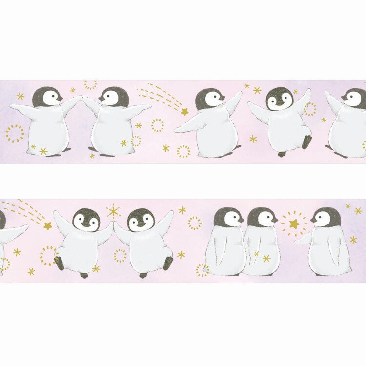 Milina Love Penguin Washi Tape plastic