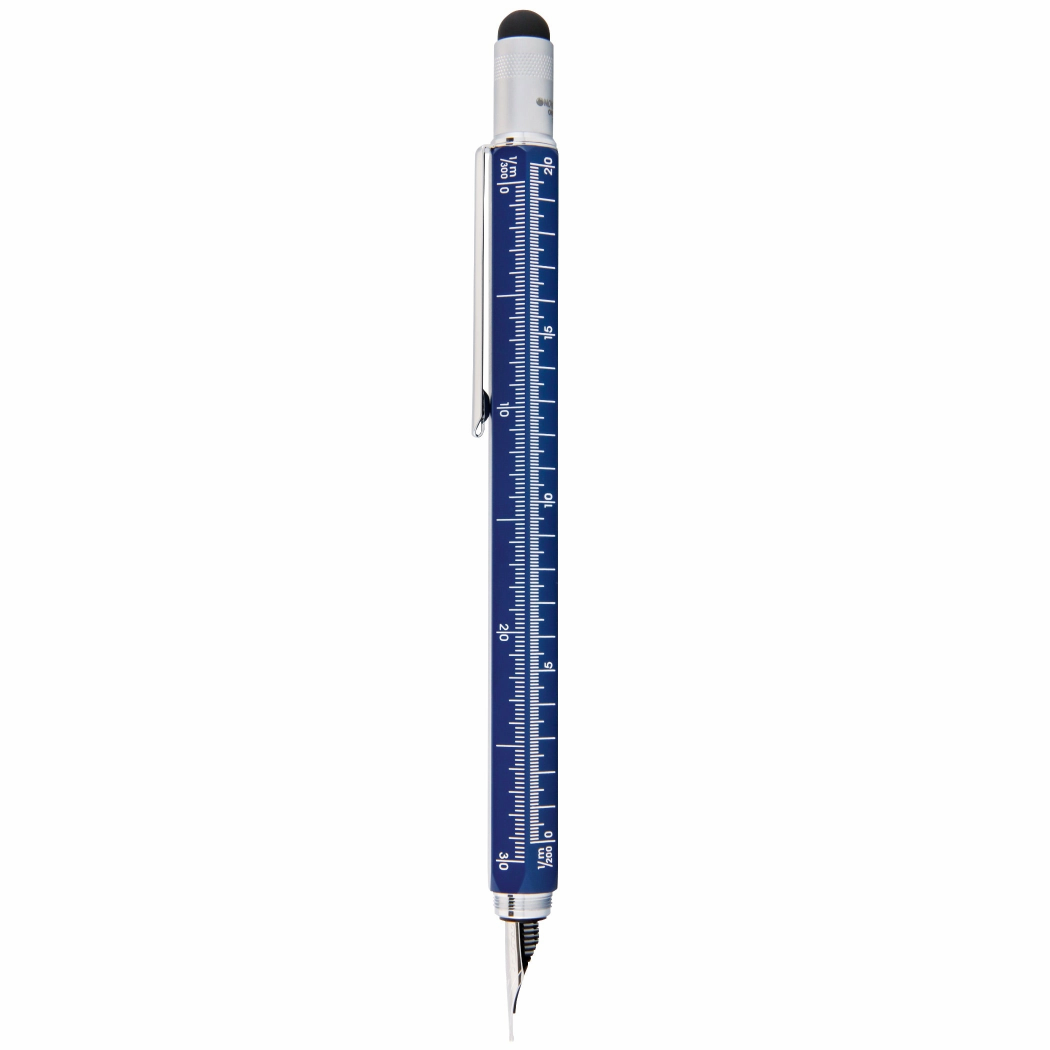 trusted resin Monteverde One Touch Stylus Tool Blue Fountain Pen