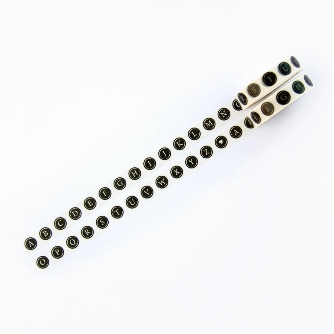 budget steel Typewriter Keys Washi Tape