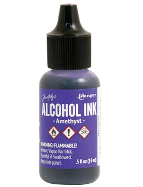 essential tiny Alcohol Ink - Amethyst