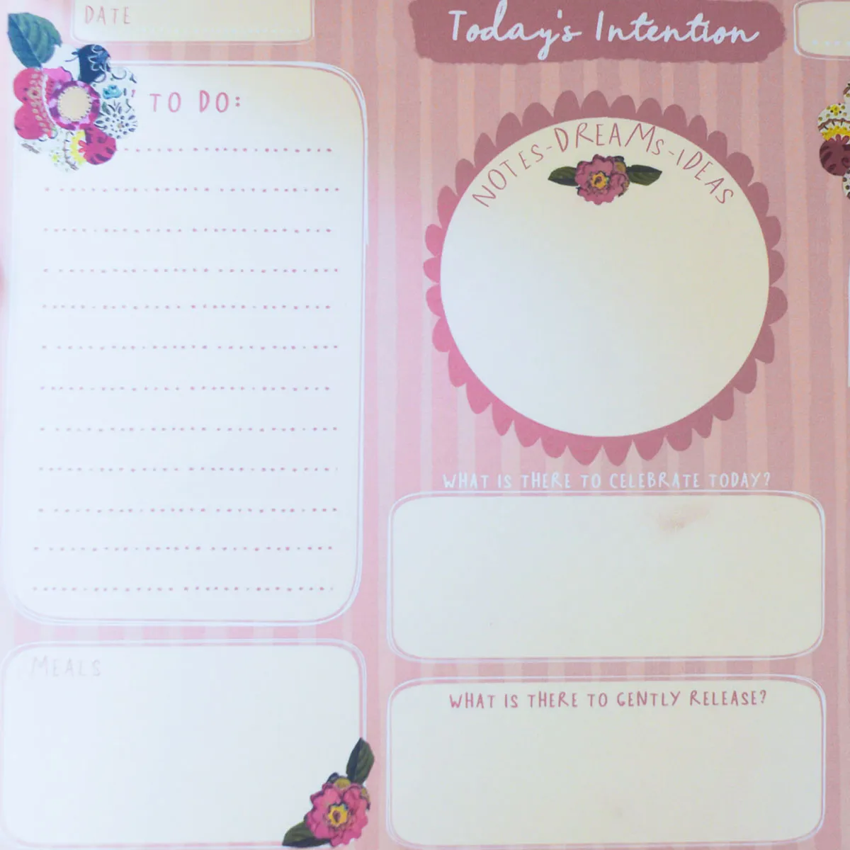 Bloom Wild Daily Planner Notepad professional