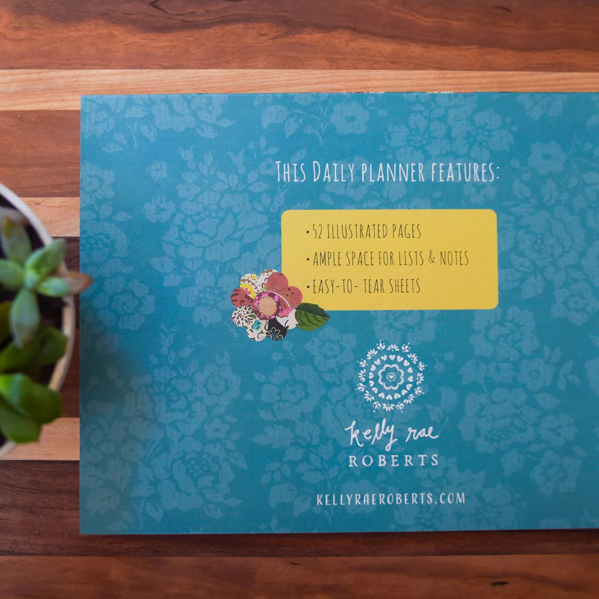 cool gift Bloom Wild Daily Planner Notepad