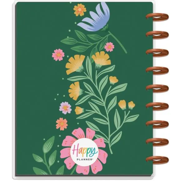finest budget Happy Planner 12-Month Undated Classic Disc Bound Planner - Golden Meadow