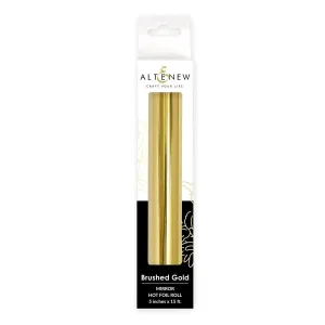 heatproof luxury Hot Foil Roll - Brushed Gold (Mirror)