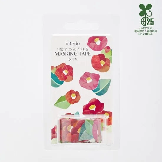Camellia Washi Roll Sticker Bande paper