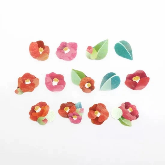 top popular Camellia Washi Roll Sticker Bande