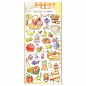 Mysterious World Stickers - Fruit Harvest neutral bamboo