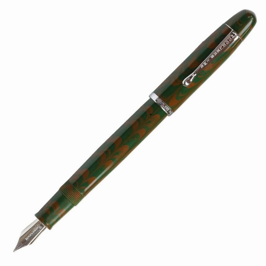 set ergonomic Noodler'S Ink Neponset Ebonite Chickamauga Fountain Pen