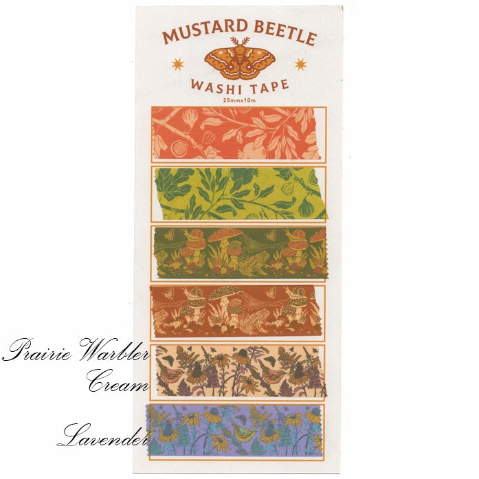 Prairie Warbler Washi Tape collapsible exclusive