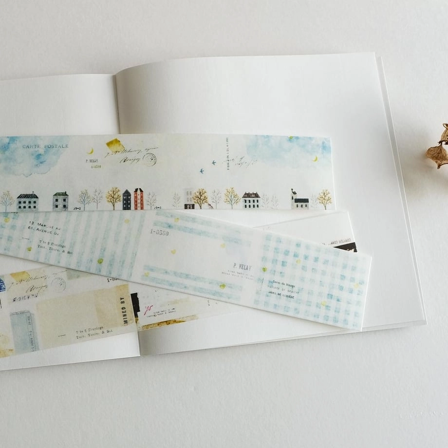Yohaku Tracing Paper Sticky Notes - Tsukitohoshi leather everyday