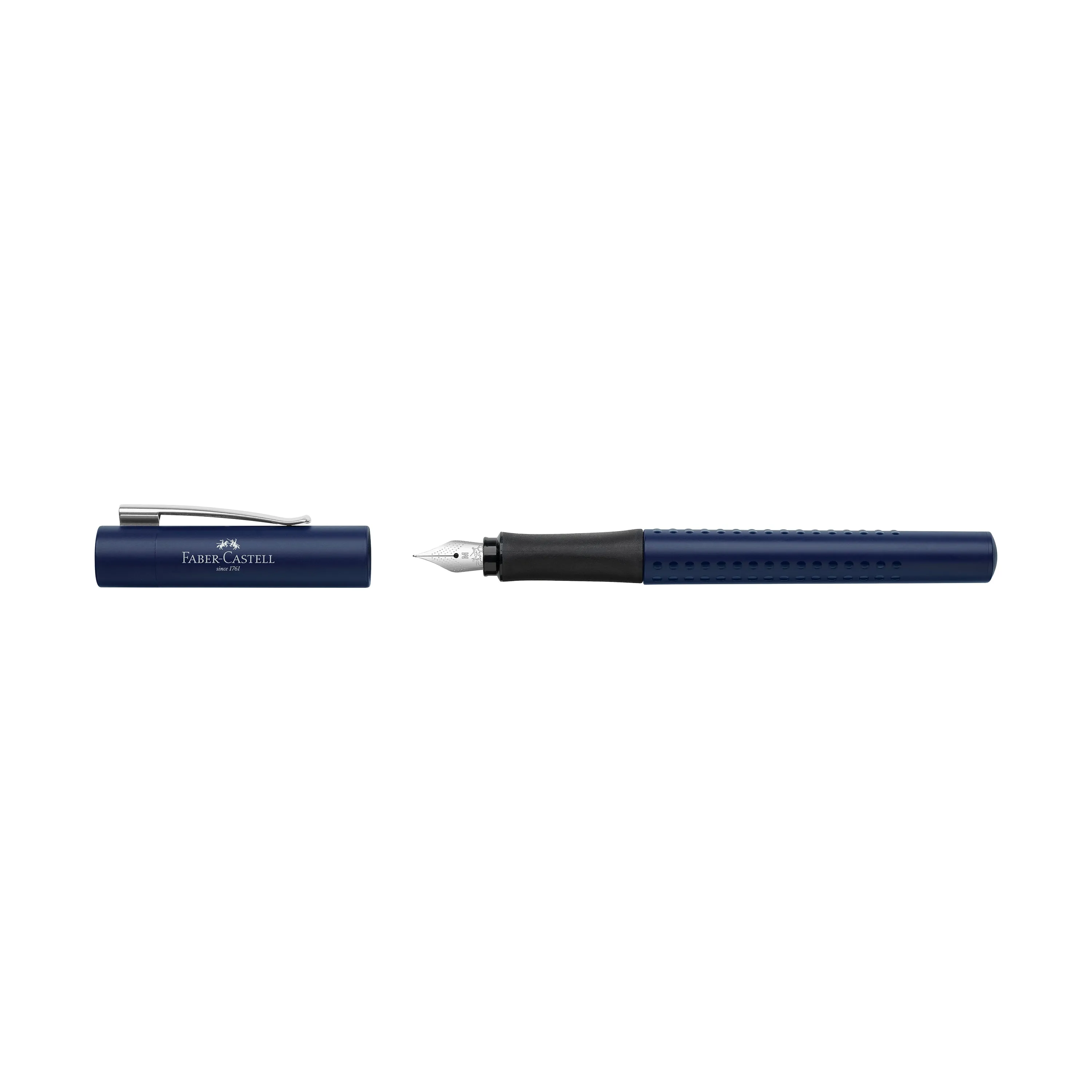 springloaded Faber-Castell Grip 2011 Classic Blue Fountain Pen