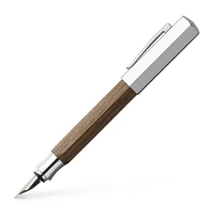 Faber-Castell Ondoro Smoked Oak Fountain Pen gift kit