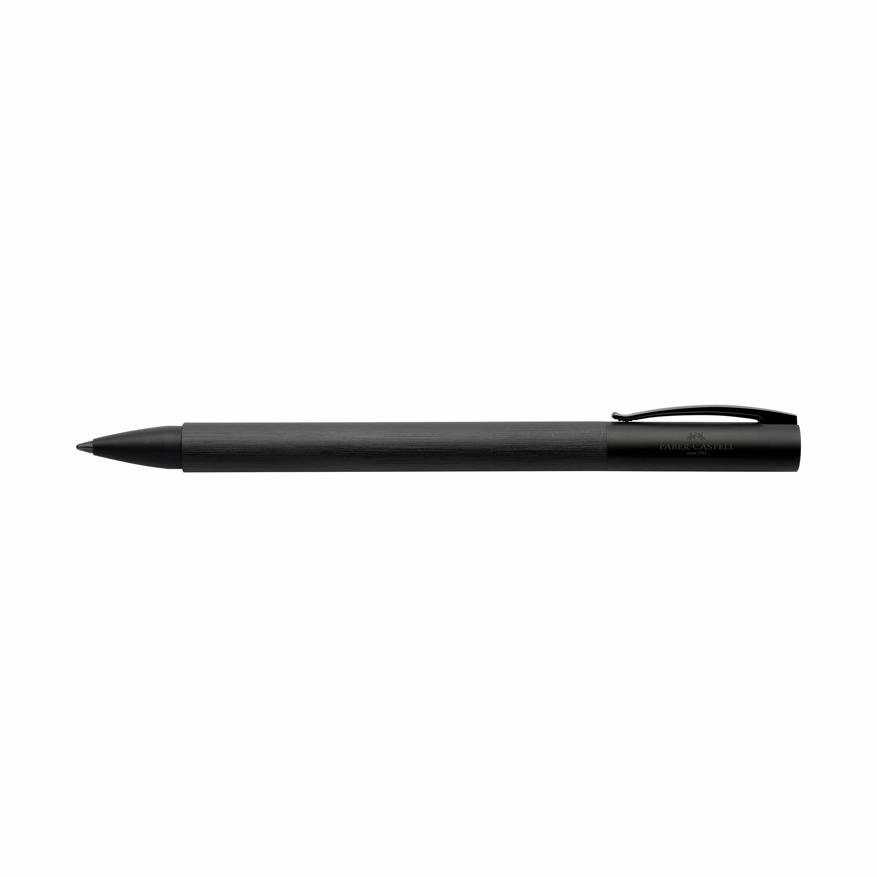 premium soft Faber-Castell Ambition All Black Ballpoint Pen