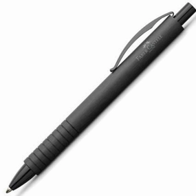 Faber-Castell Essentio Aluminum Black Ballpoint Pen thin economical