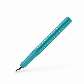 bright Faber-Castell Grip 2010 Sparkle Ocean Fountain Pen
