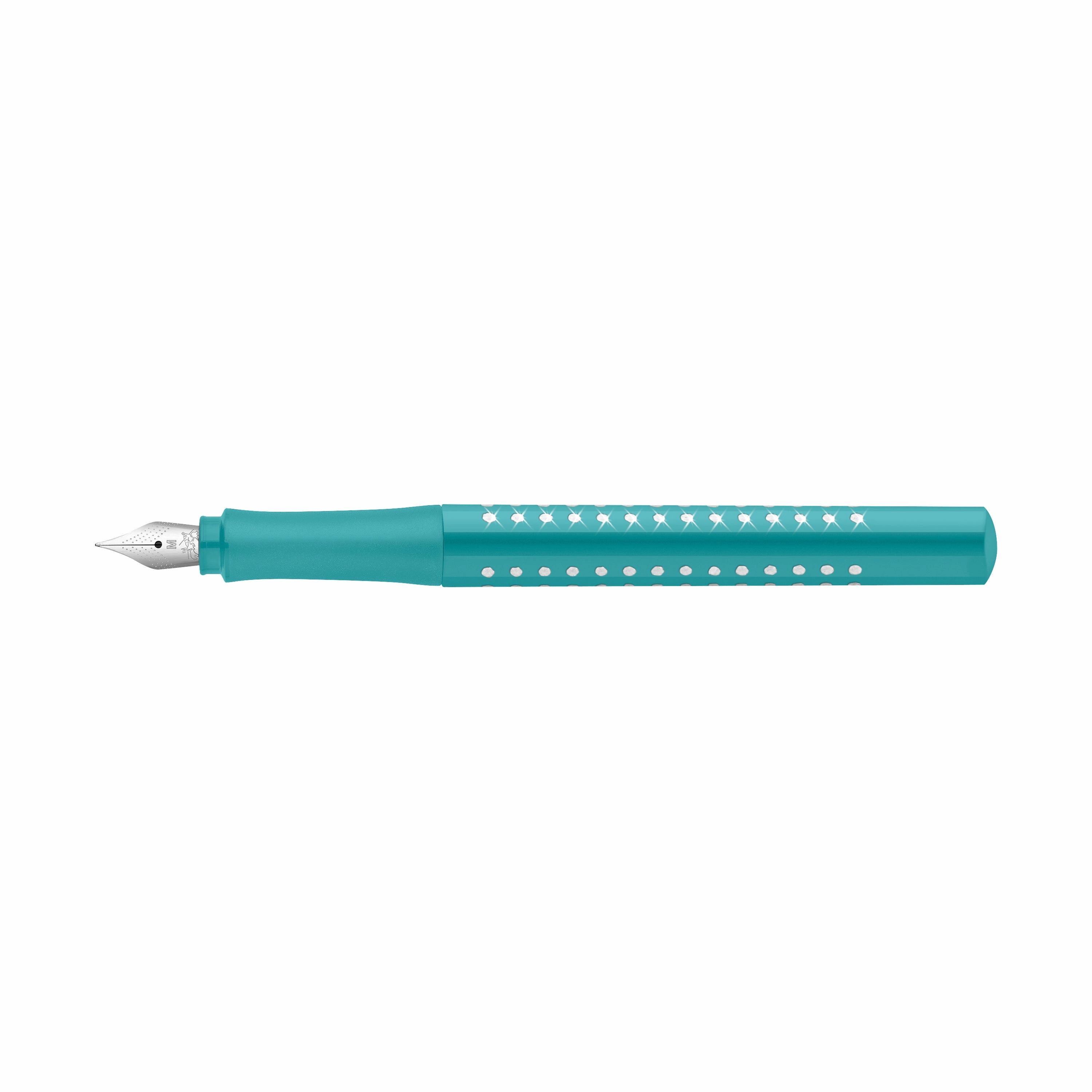 Faber-Castell Grip 2010 Sparkle Ocean Fountain Pen vintage