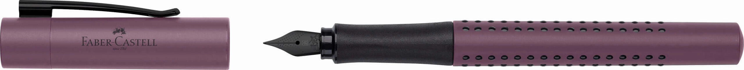Faber-Castell Grip 2011 Berry Fountain Pen handy