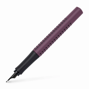 Faber-Castell Grip 2011 Berry Fountain Pen flat fiber