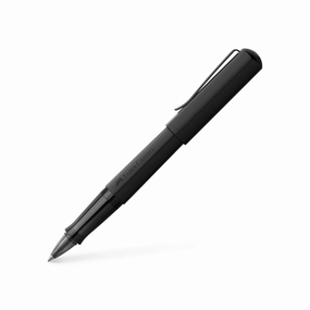 metal resin Faber-Castell Hexo Matte Black Rollerball Pen