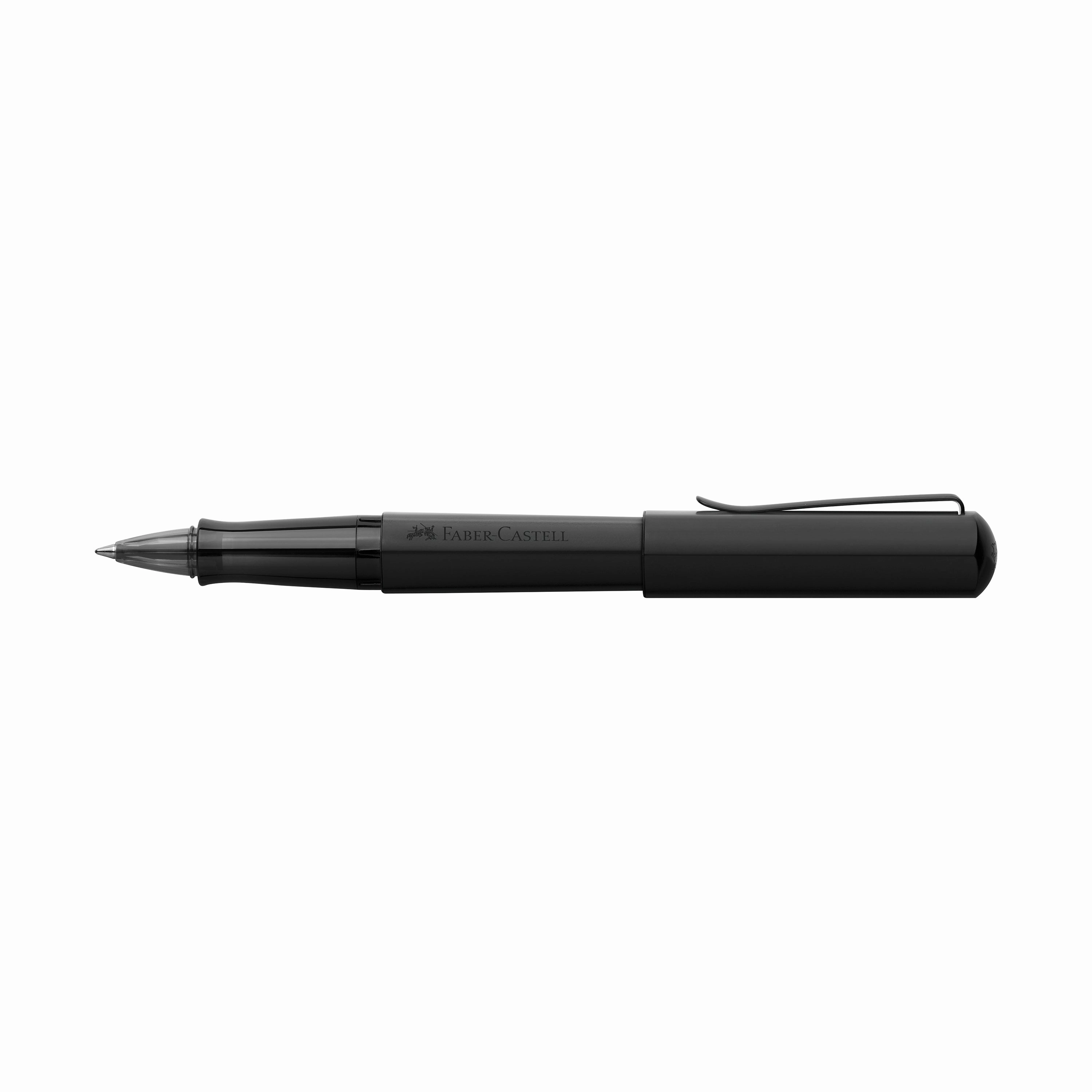 Faber-Castell Hexo Matte Black Rollerball Pen refillable matte