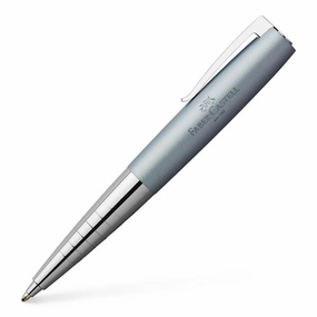 Faber-Castell Loom Metallic Light Blue Ballpoint Pen strong finest